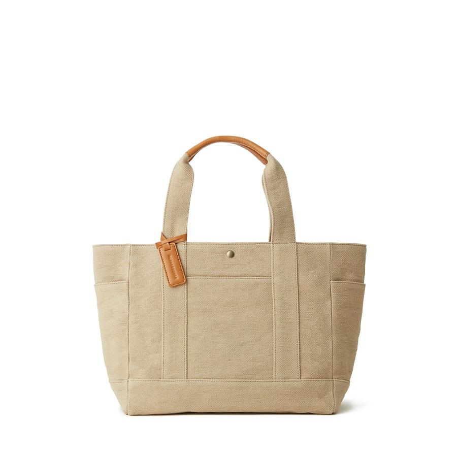 Washed Jute Tote (4398680440930)