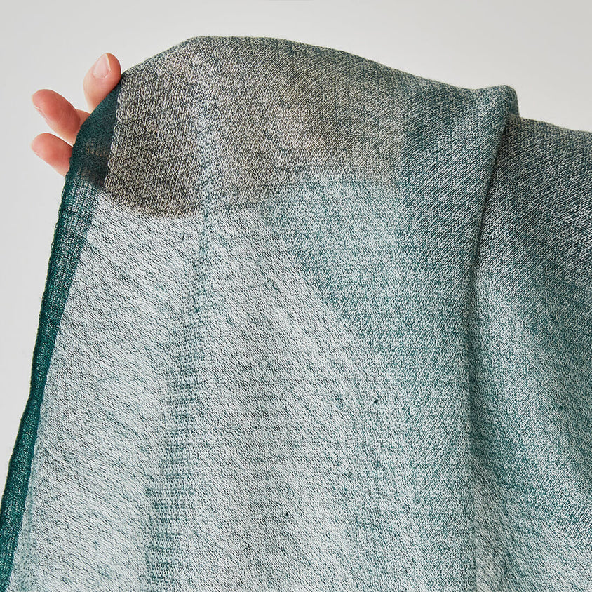 大理石螺紋羊毛圍巾